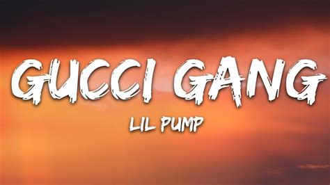 gucci gucci gucci gang lyrics|gucci gang meaning.